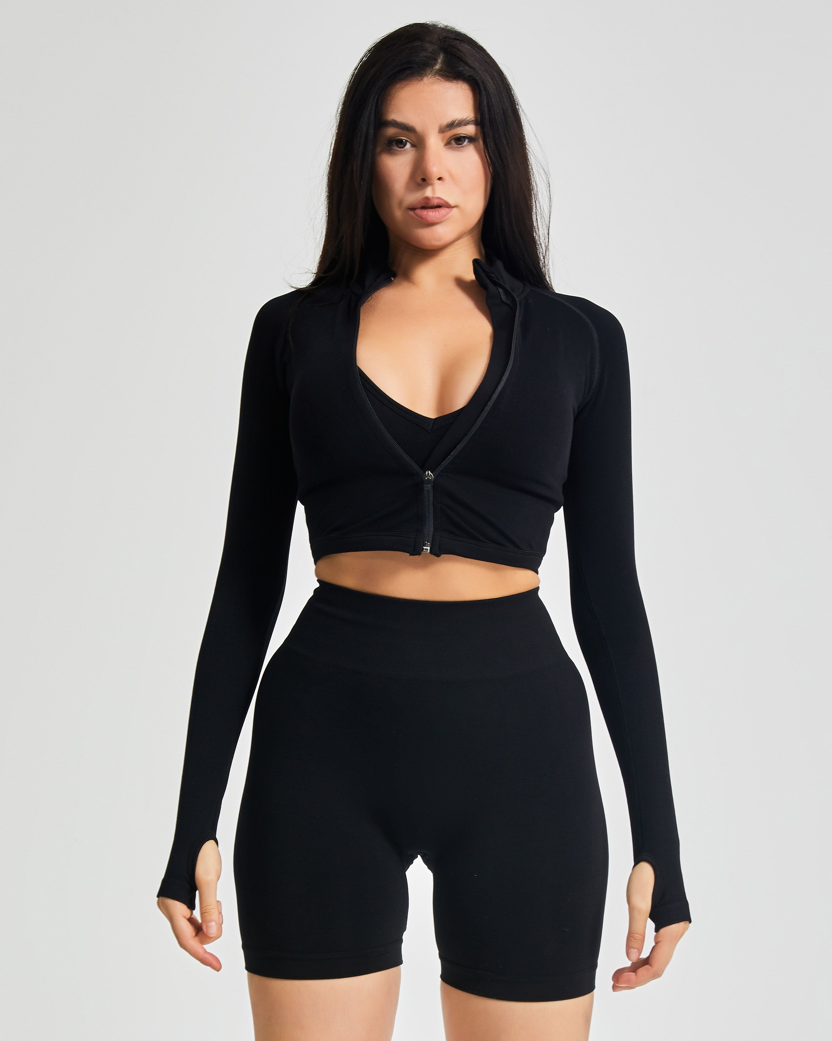 Shape Zip Jacket - Black