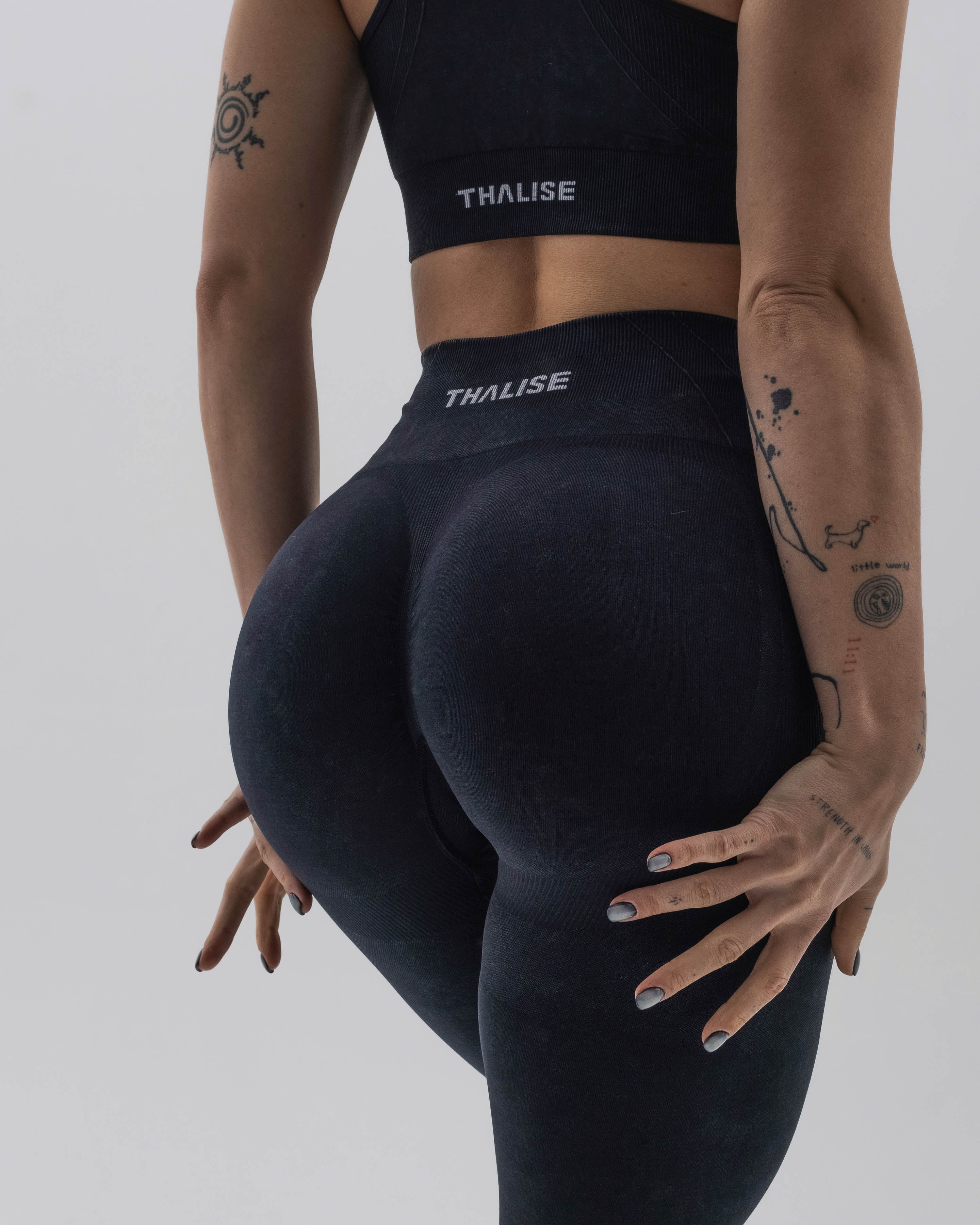 Acid Scrunch Tayt - Kömür Siyahı