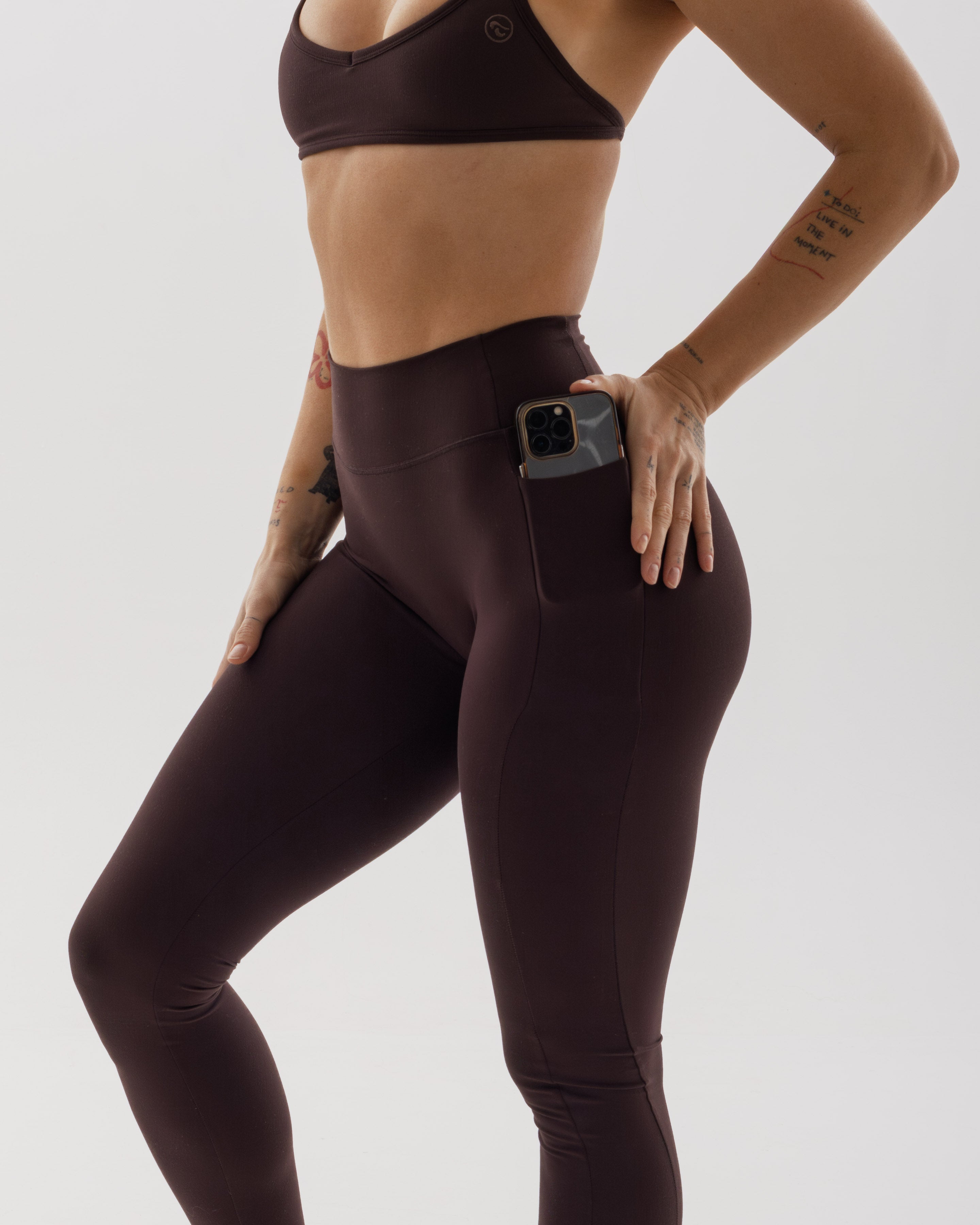 Bareline NudeLift™ Pocket Tayt - Acı Kahve