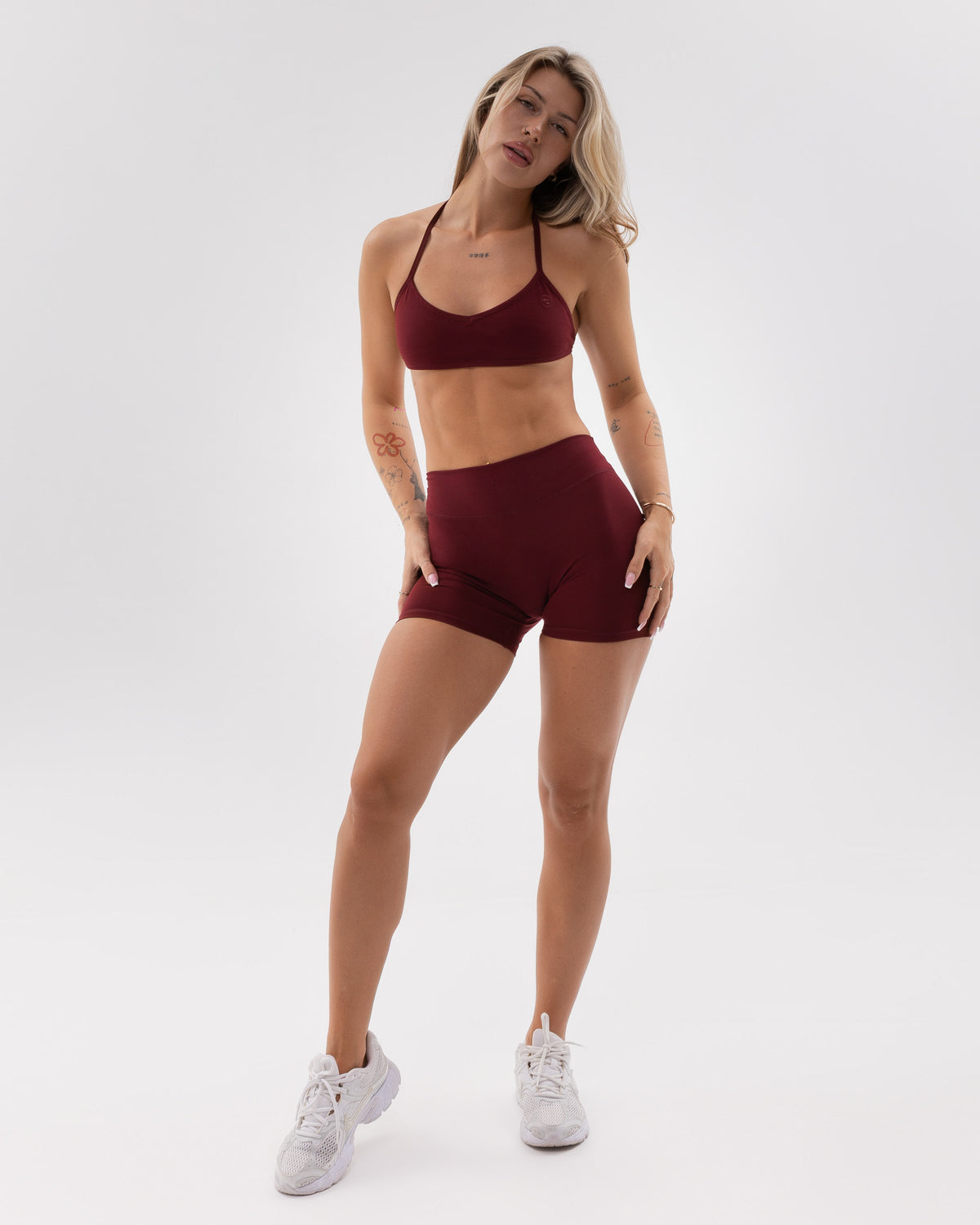 Bareline Mini Şort - Bordo