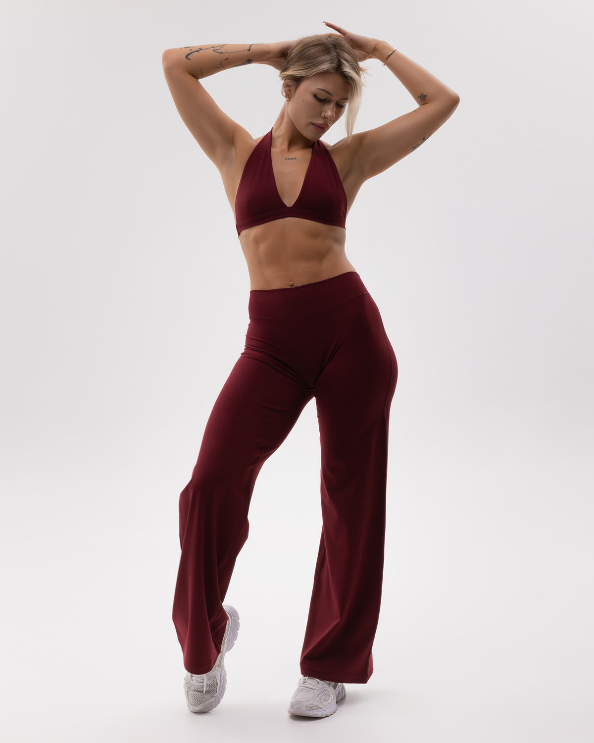 Bareline Straight Pant - Bordo