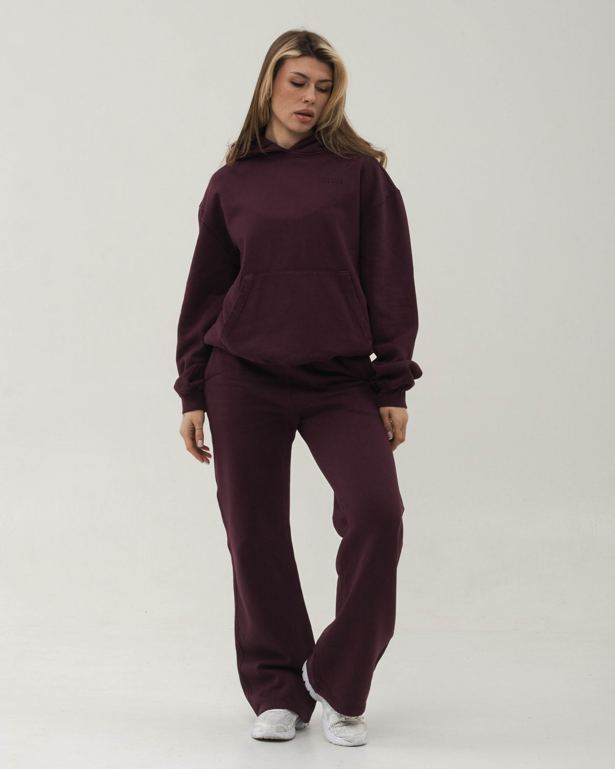 Raw Cotton Hoodie - Mürdüm