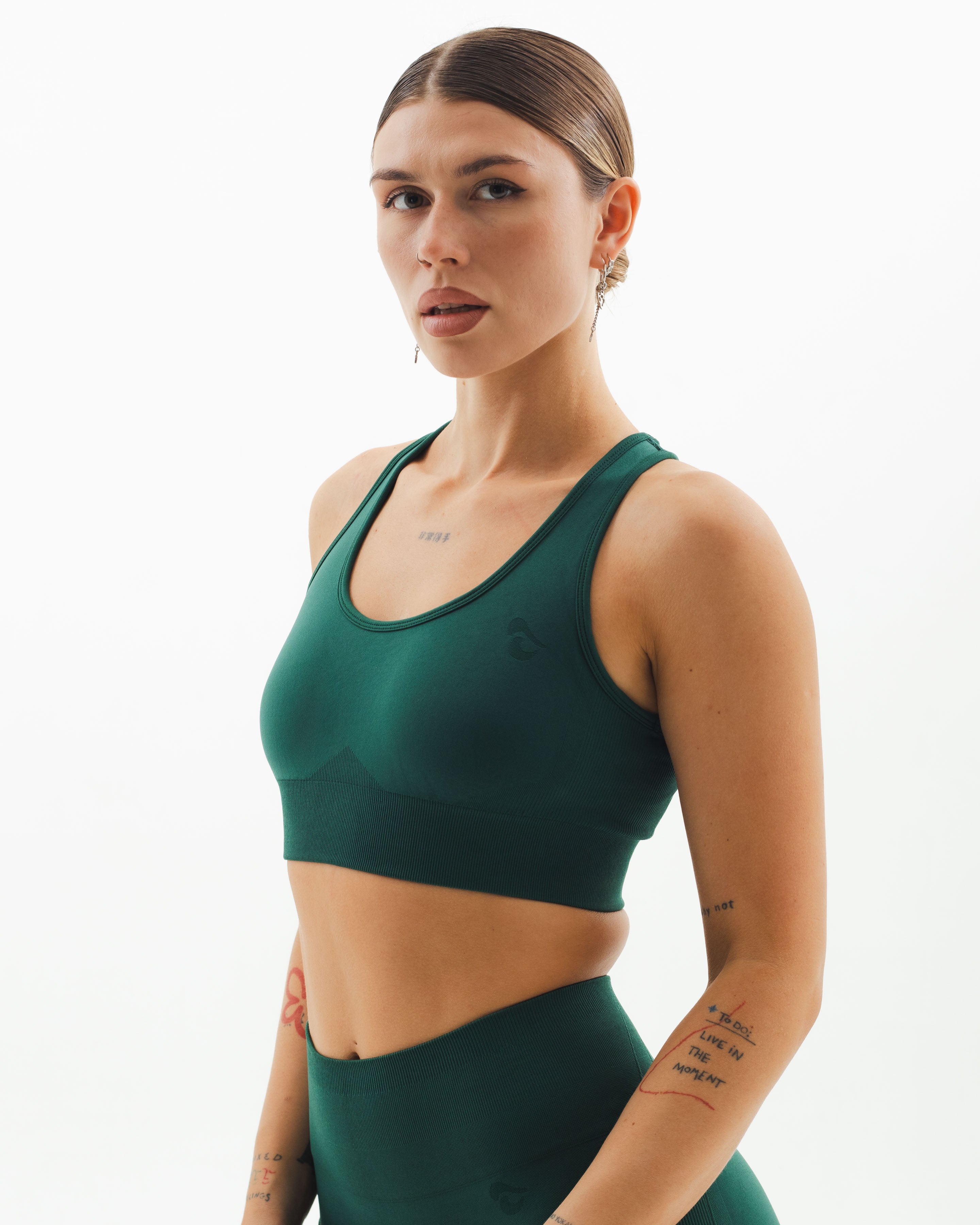 Essenza Sports Bra - Orman Yeşili