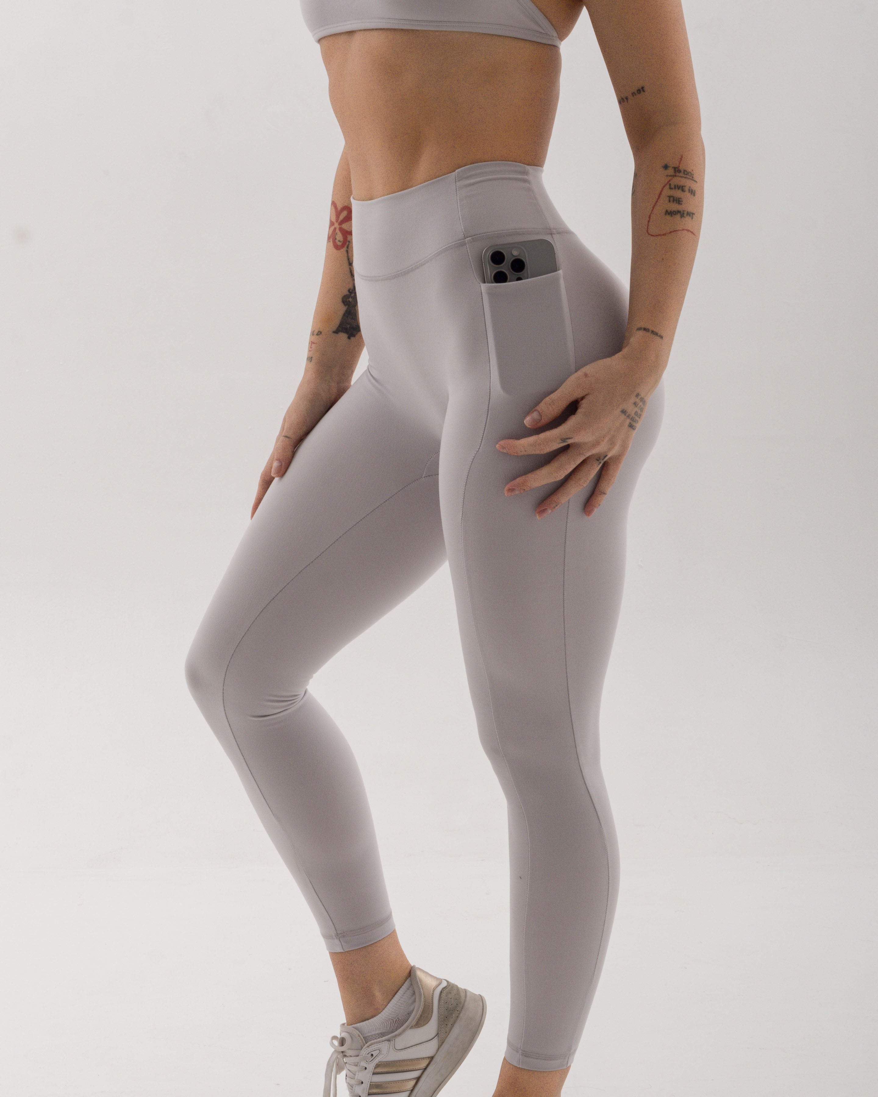 Bareline NudeLift™ Pocket Tayt - Açık Gri