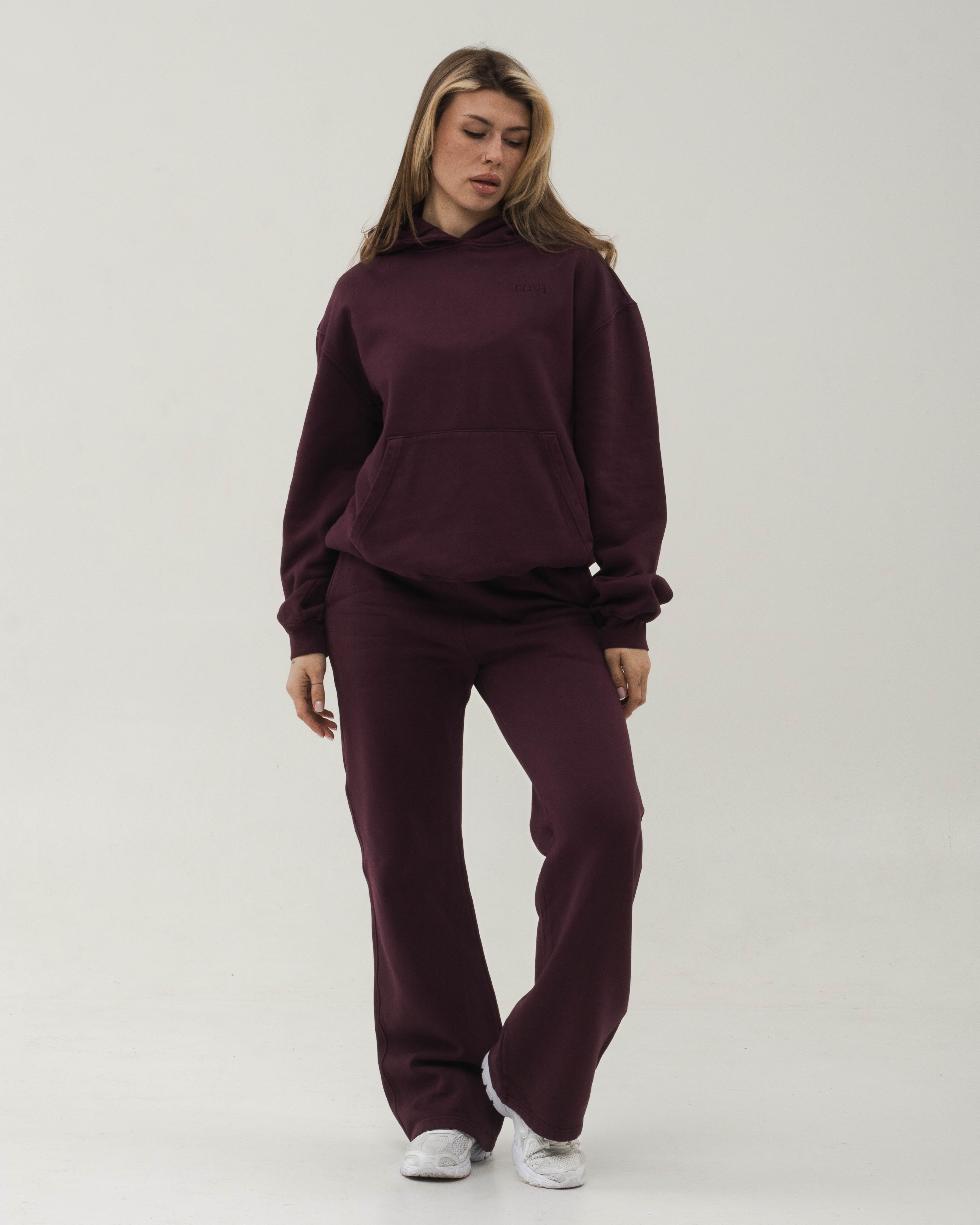 Raw Cotton Hoodie - Mürdüm